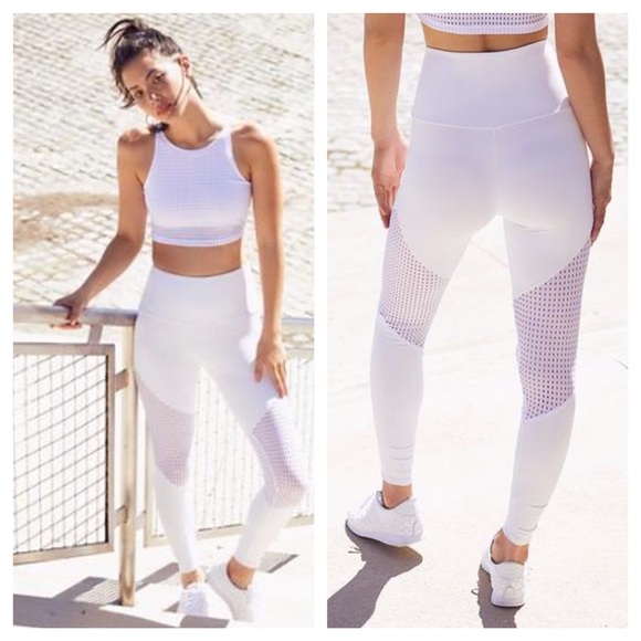 Free People Pants - Free People Leggings & Sport Bra *High Rise Mesh